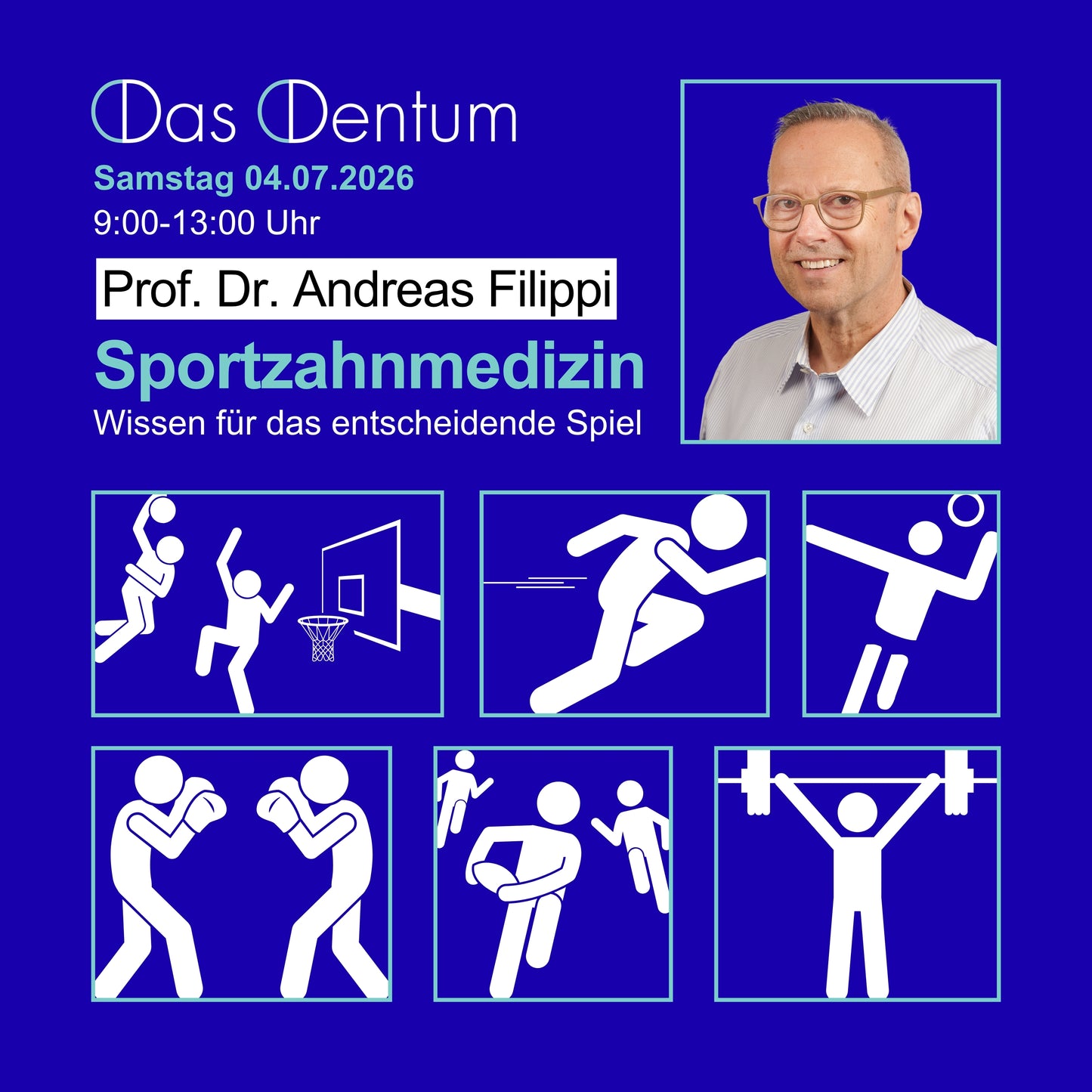 Sportzahnmedizin : Wissen für das entscheidende Spiel. Prof. Dr. Andreas Filippi
